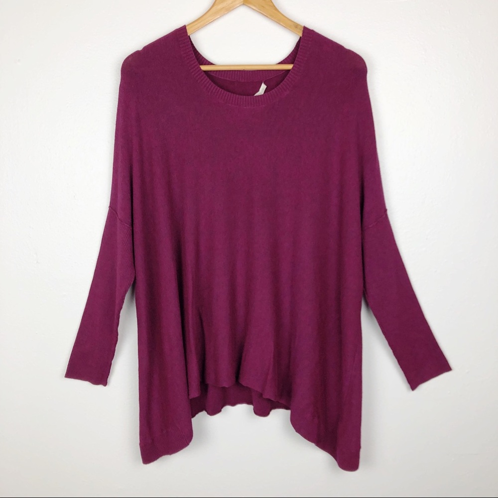 Eileen Fisher Round Neck Boxy Pullover Top